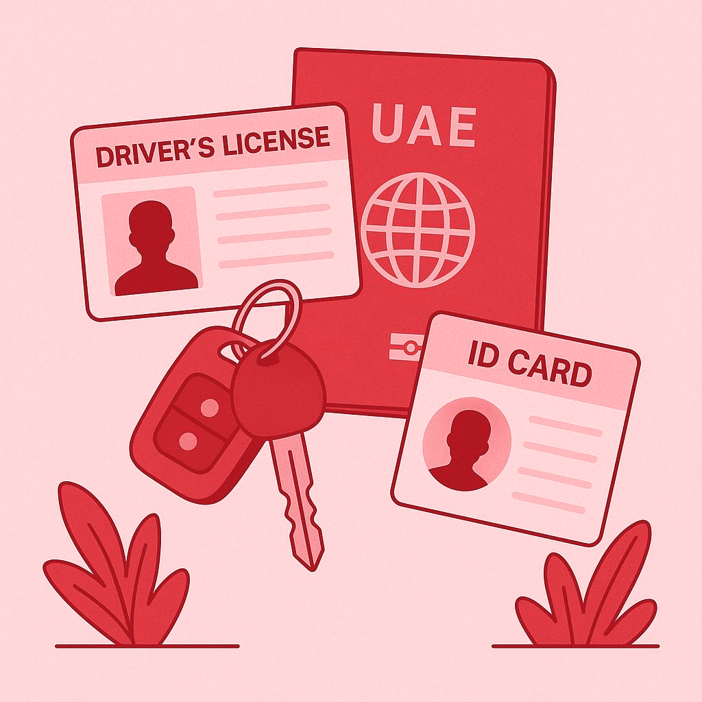 ما هي الوثائق المطلوبة لاستئجار سيارة في الإمارات؟